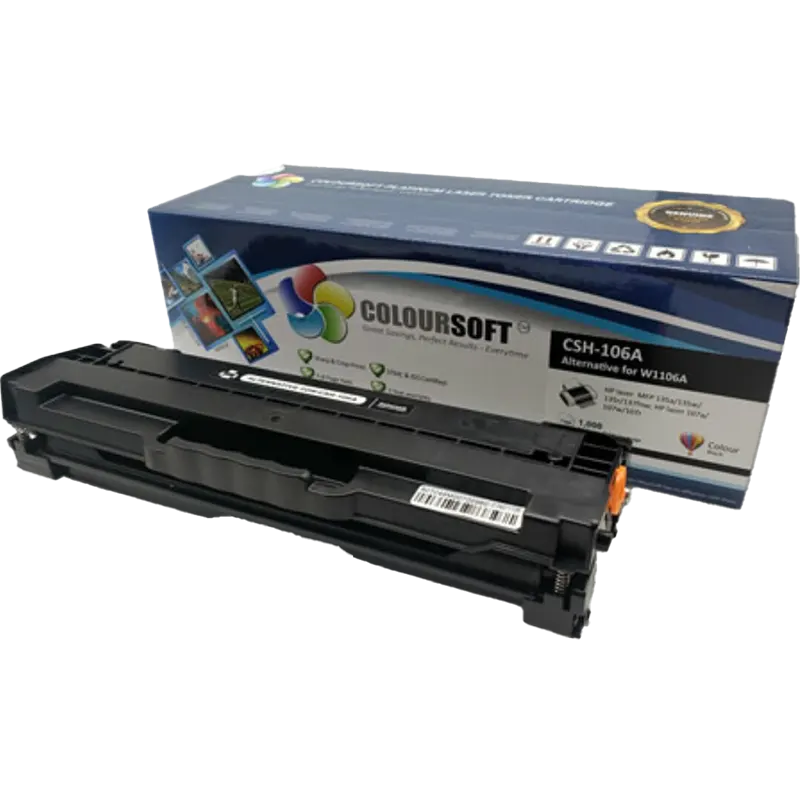 COLORSOFT COMPATIBLE 106A TONER BLACK-CS-W1106A Mascom International.webp